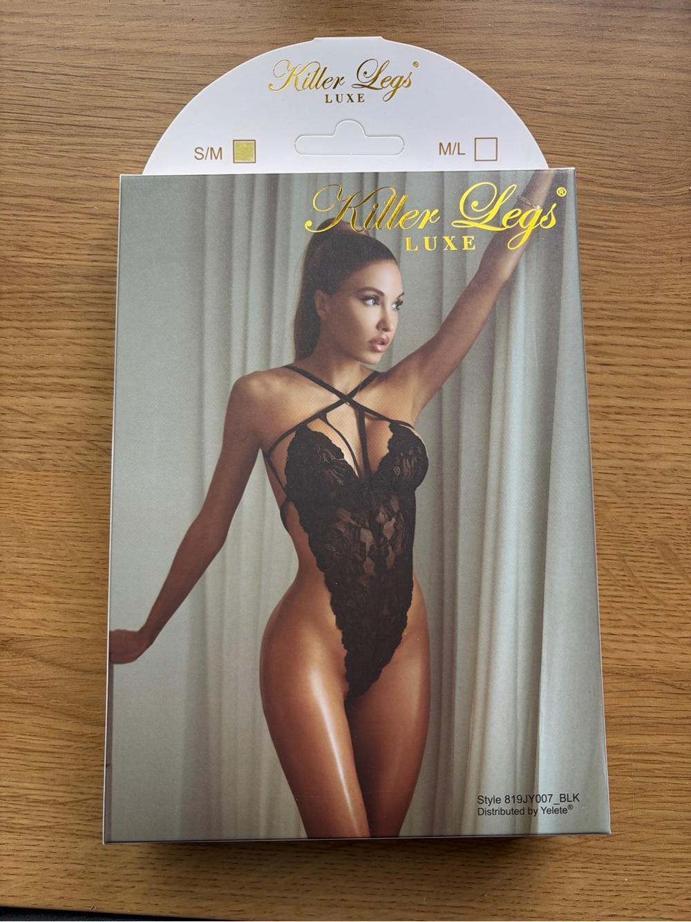 Killer Legs Luxe Black Lace Bodysuit
